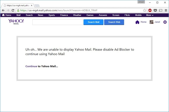 Yahoo Blocks Ad Blocker Users, Says It Is Just 'Testing'