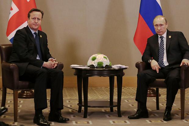 David Cameron and Vladimir Putin both said they were encouraged by the bilateral meeting though problems remain
Chris McGrath