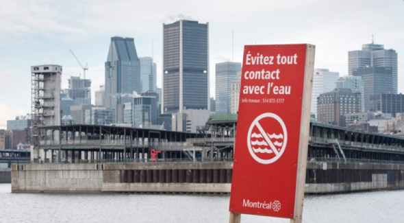 St. Lawrence sewage dump underway in Montreal