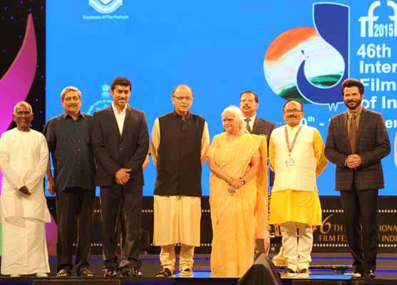 International Film Festival of India Goa IFFI Union Finance Minister Arun Jaitley Anil Kapoor Mridula Sinha Union Defence Minister Manohar Parikkar