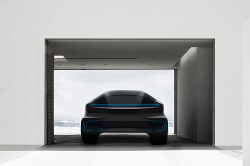 A concept of what a Faraday Future car might look like