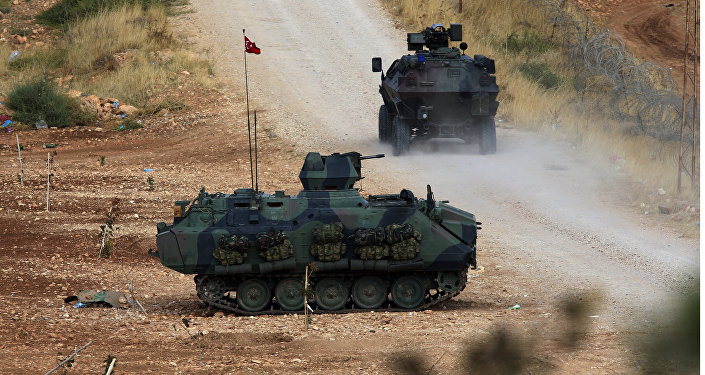 Turkish army's armored vehicles