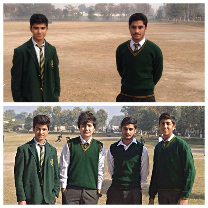 APS students victims and survivors  Talha Munir Paracha Rafiq Bangash Hassan Javed Khan and Mohammad Yaseen