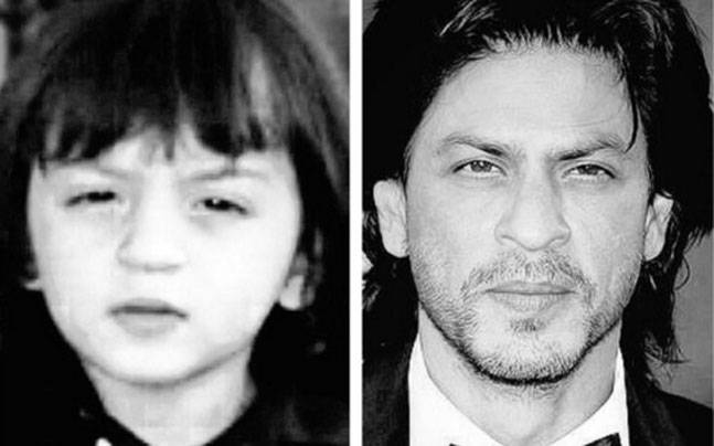 AbRam and Shah Rukh Khan