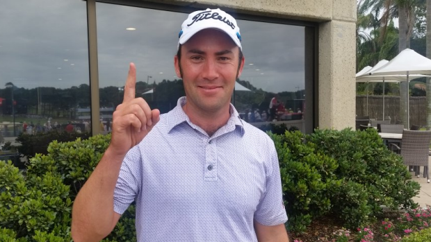 Ace Anthony Brown sinks a 198-metre hole in one