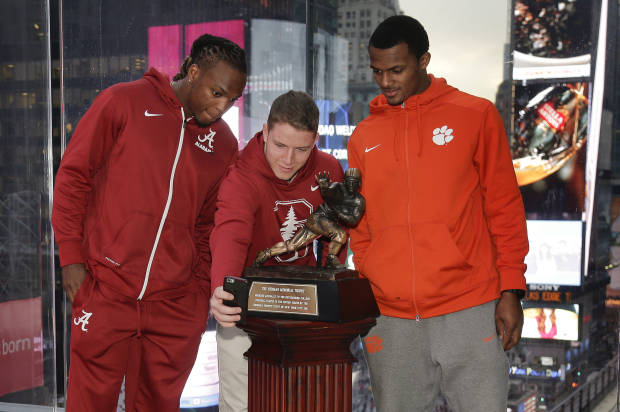 Crowded Heisman field for 2016 starts with Watson McCaffrey