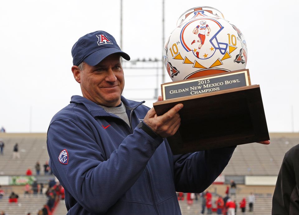 Arizona holds off New Mexico 45-37 in New Mexico Bowl