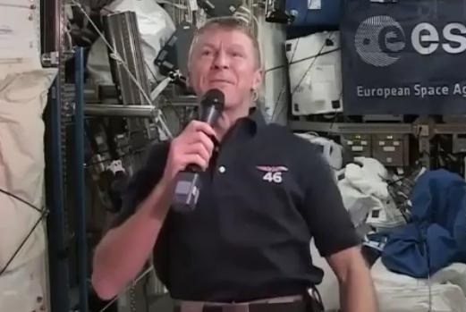 Peake calls wrong number from space