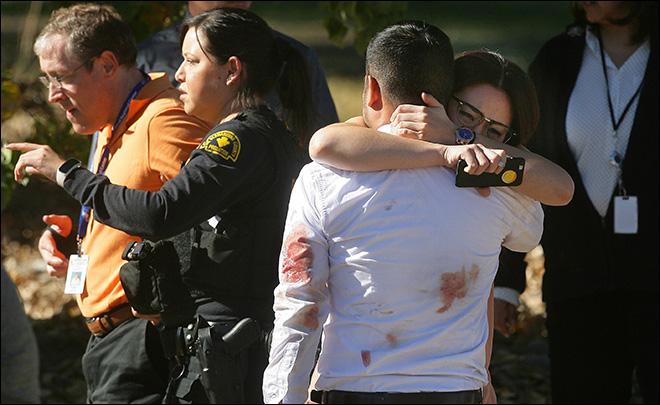 2 suspects dead in California shooting that kills 14 wounds more than a dozen