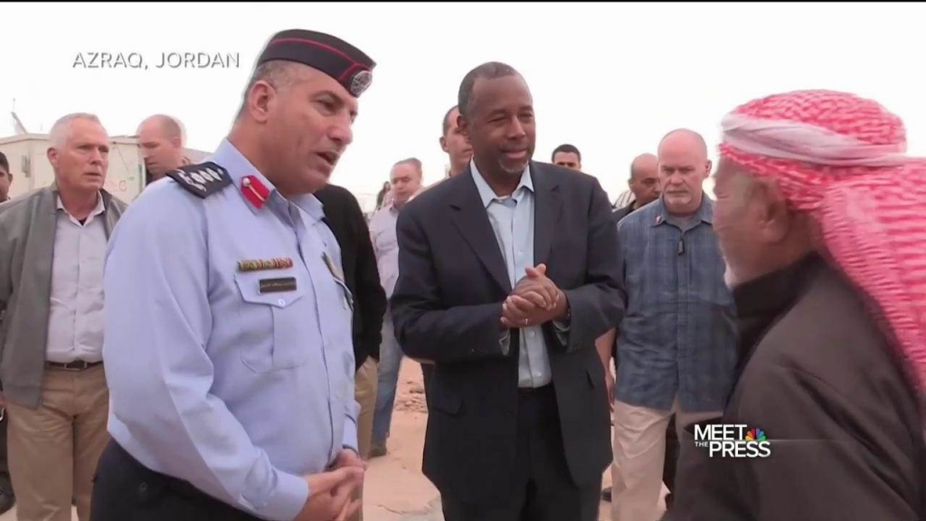 BEN CARSON IN JORDAN