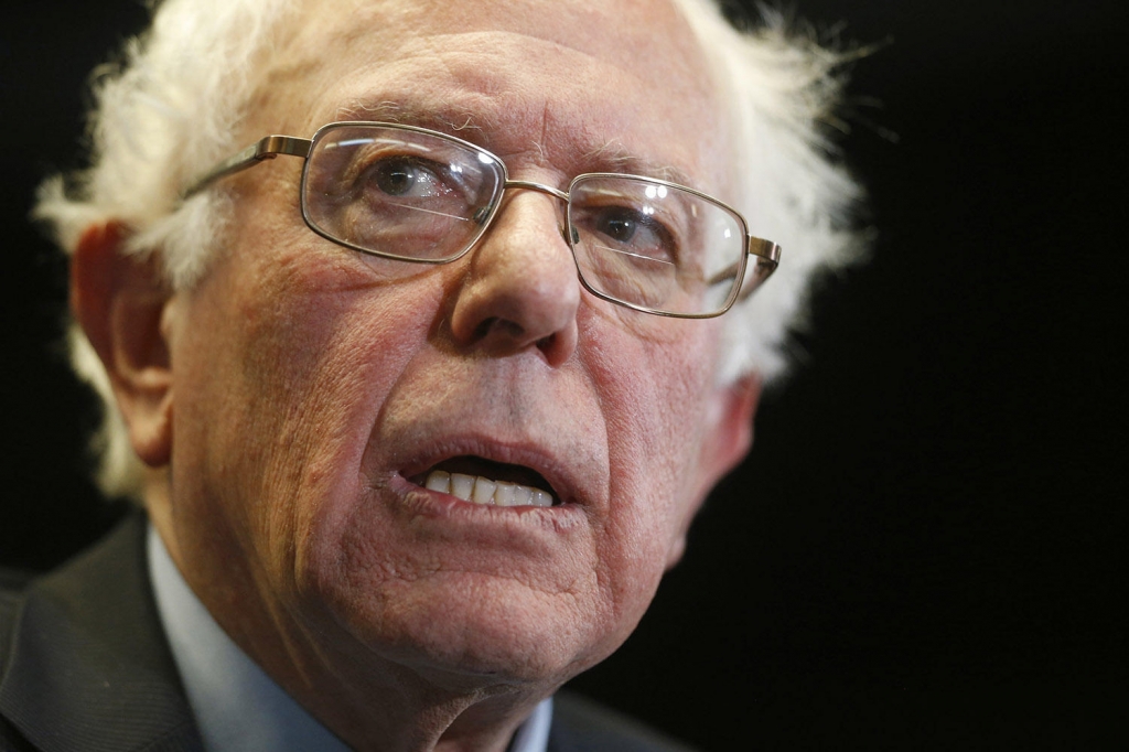 Sen. Bernie Sanders shown here in Baltimore on Dec. 8 will be debating Former Secretary of State Hillary Clinton and former Maryland Gov. Martin O'Malley at Saint Anselm College in Manchester N.H. on Saturday evening