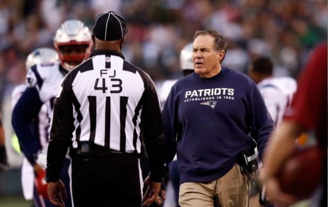 Bill Belichick certainly didn't have his best game as head coach of the Patriots on Sunday in New Jersey