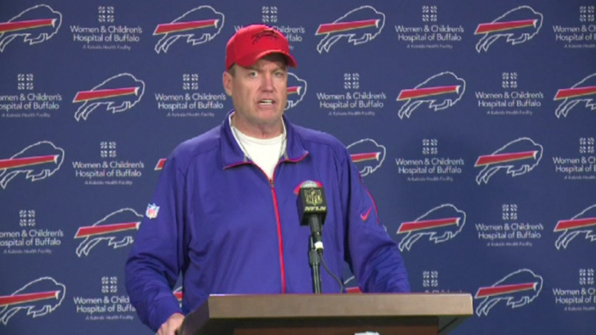 Bills coach Rex Ryan takes a jab at ECU Monday