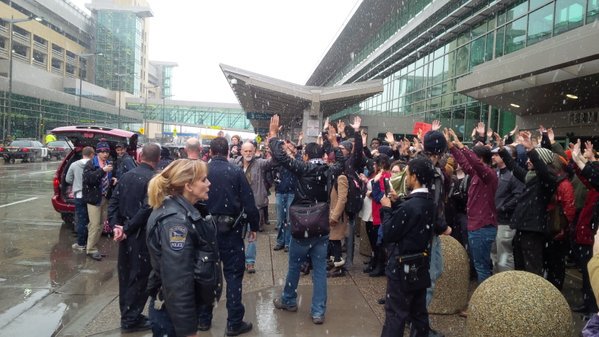 Black Lives Matter airport