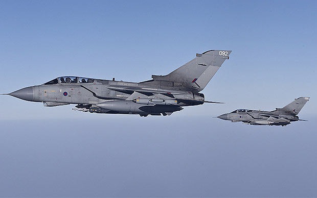 RAF jets make first strikes over Syria