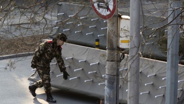 Chinese police conduct safety checks