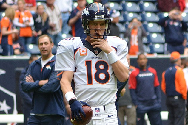 Peyton Manning inactive Brock Osweiler to start in Week 16