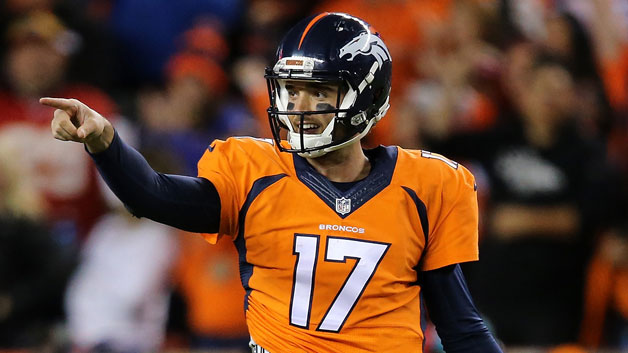 Broncos quarterback Brock Osweiler