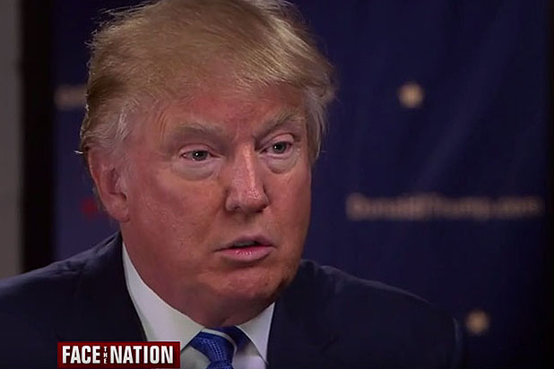 Donald Trump appears on'Face the Nation'