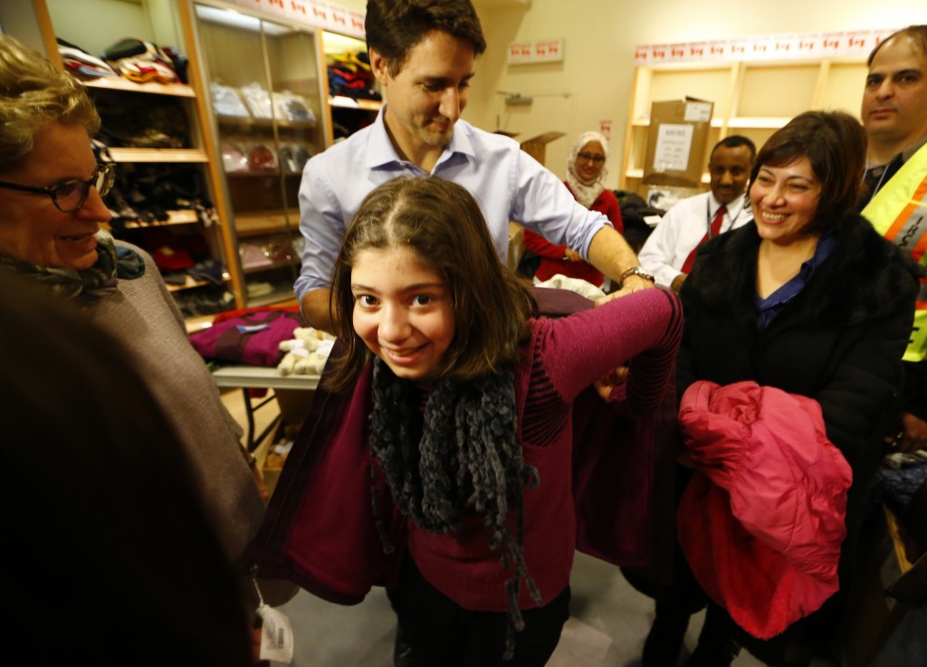 'See you in school!' Canadian children welcome Syrian refugees