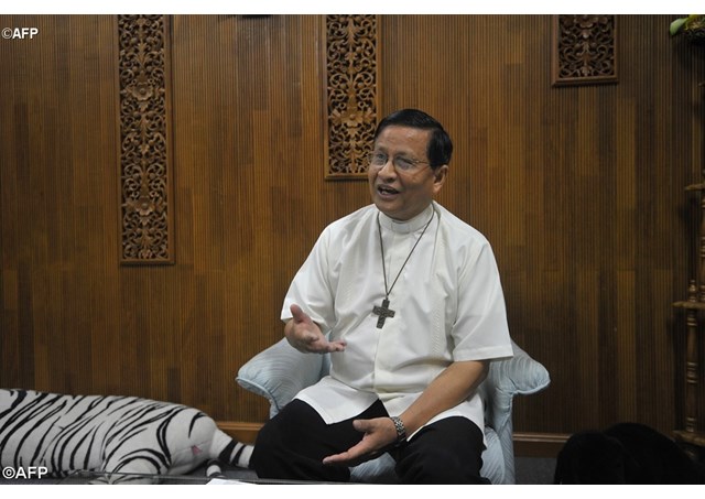 Cardinal Charles Bo Archbishop of Yangon Myanmar.- AFP