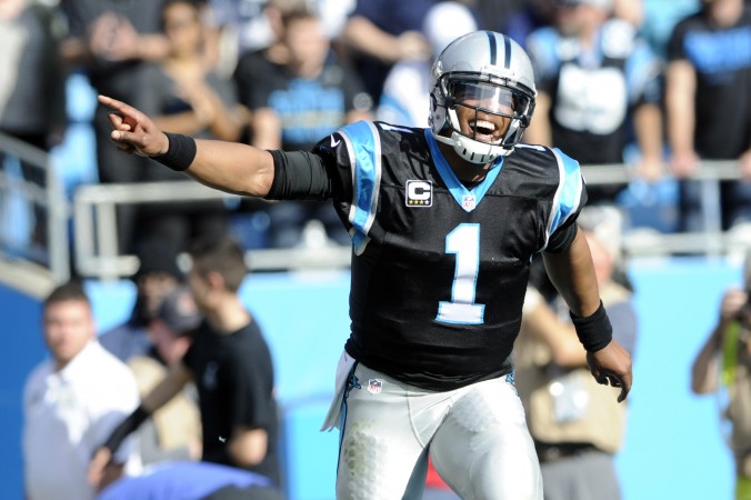 Carolina Panthers Cam Newton threw for 265 yards and 3 TDs in the 38–0 win