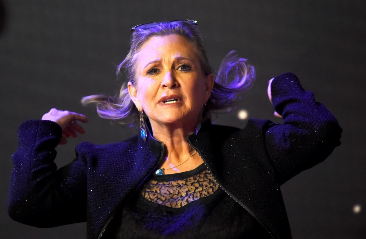 Carrie Fisher arrives arrives for the European Premiere of Star Wars The Force Awakens in Leicester Square London. REUTERS  Dylan Martinez