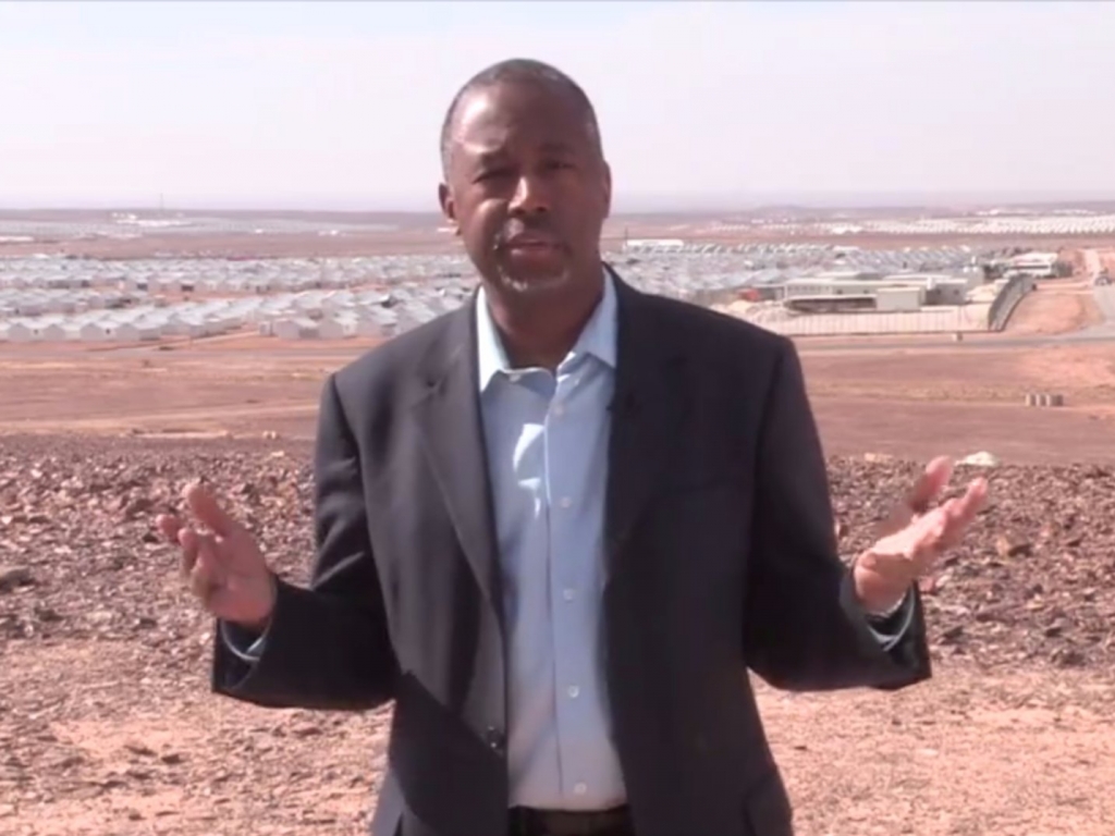 Carson campaign  Facebook  screengrabBen Carson in Jordan