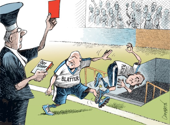Cartoon Patrick Chappatte republished with permission