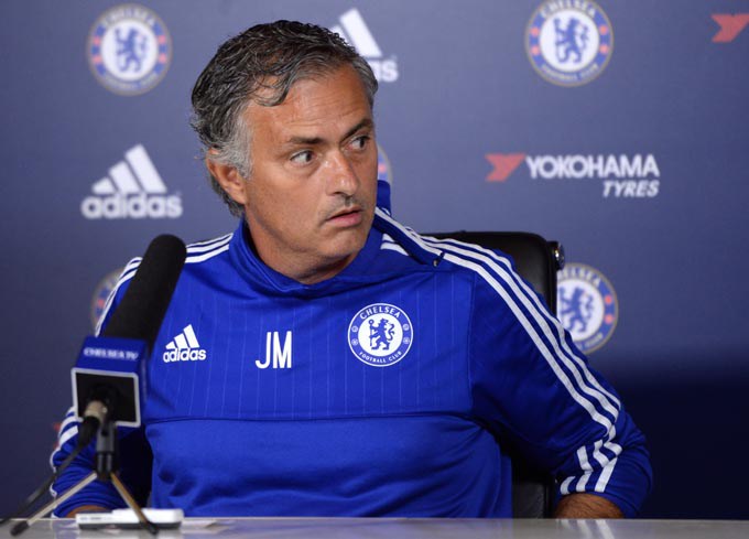 Chelsea manager Jose Mourinho during the press conference