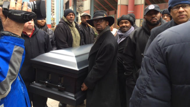 Laquan McDonald protesters march on Michigan Avenue on Black Friday