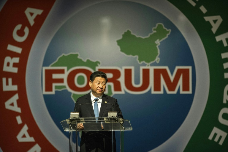 AFP  Mujahid Safodien Chinese President Xi Jinping delivers a speech during the opening session of the Forum on Africa and China Cooperation in Johannesburg