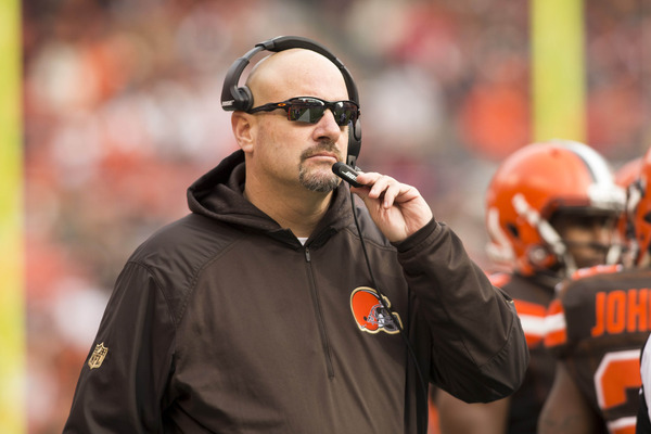 Cleveland Browns head coach Mike Pettine.		Scott R. Galvin-USA TODAY Sports