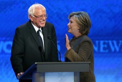 After data breach fight, Clinton and Sanders face off at U.S. Democratic debate