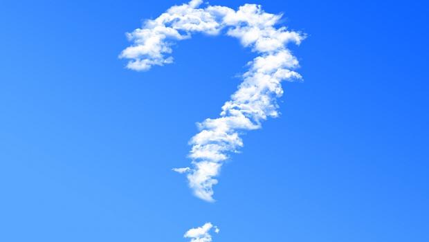 Cloud question mark