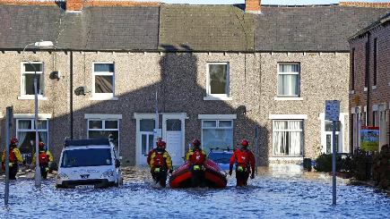 Carlisle has been hit by flooding