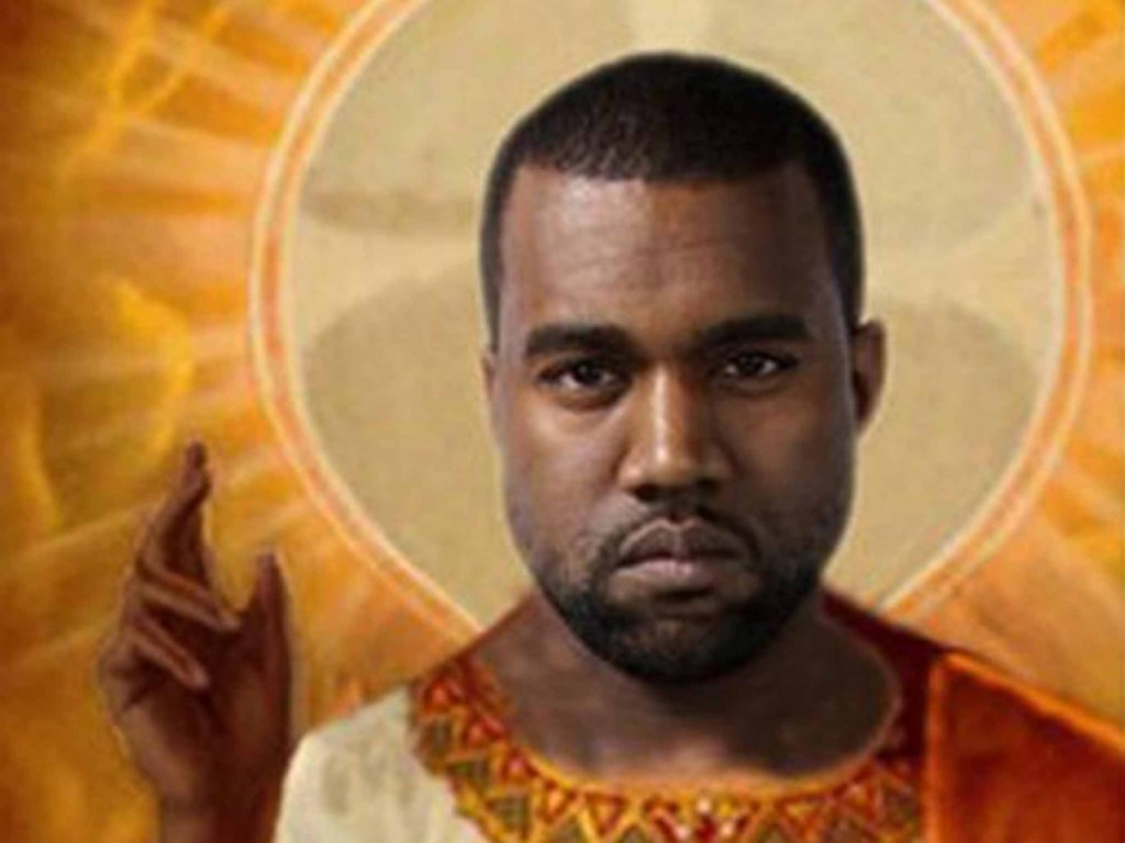 Divine comedy loyal followers of Kim and Kanye herald the arrival of Saint West