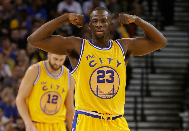 Draymond Green and the Golden State Warriors have been unstoppable at the start of the NBA season. Click