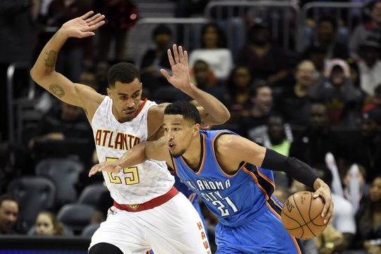 Atlanta Splits Season Series With Thunder After 107-94 Loss