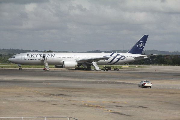 EDWIN KANA						Credit AP				This Air France jet made an emergency landing at Moi International Airport in Mombasa Kenya on Sunday