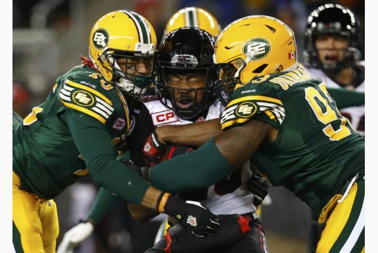 Grey Cup 2015 The Eskimos defeat the Red Blacks to win the 103rd Grey Cup