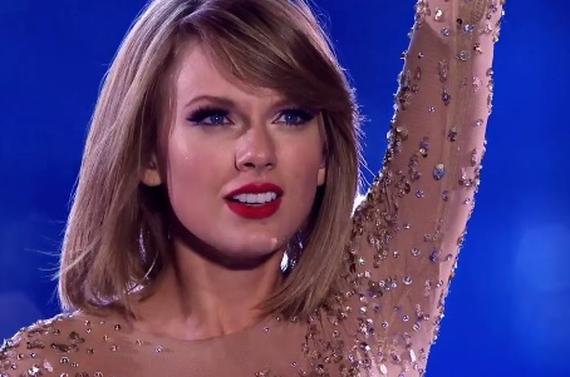 Enlarge Image Taylor Swift gave Apple exclusive access to a video shot during the pop star's recent concert tour