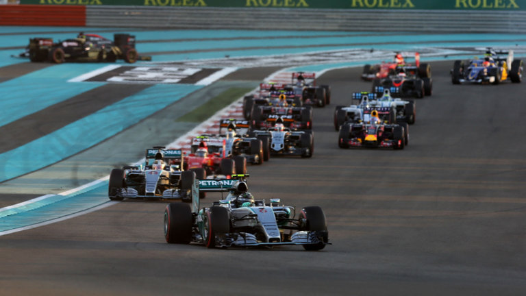 Rosberg takes pole for Abu Dhabi GP, ahead of Hamilton