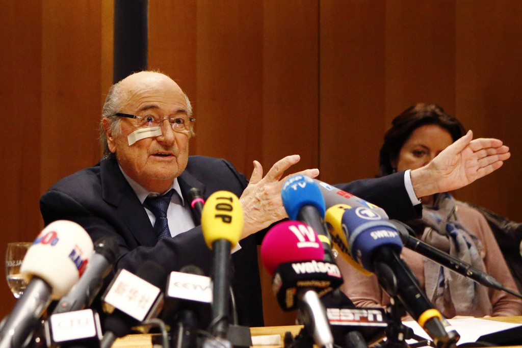 'Punching ball' Blatter vows to fight eight-year FIFA ban