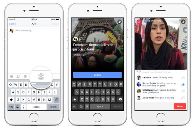 Facebook Opens Up Live, Its Livestream Video Service, For Verified Pages