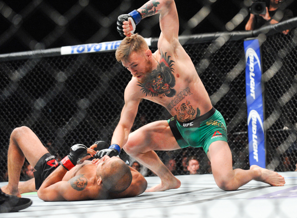 McGregor knocks out Aldo in seconds to take UFC title