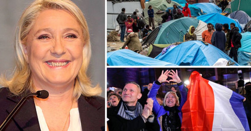 Le Pen vows to bring suit vs France over Calais migrants; 'ruin' Socialist government's life