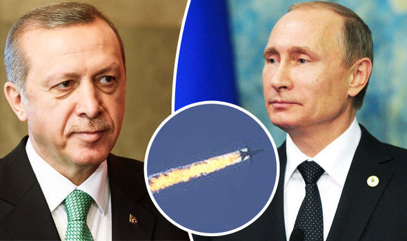 GETTY*EPA*REUTERSThe Russian leader said Allah punished Turkey's leaders