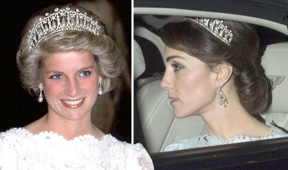 Princess Diana and Kate Middleton