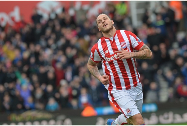 GOAL GETTER Marko Arnautovic is Stoke's top scorer so far this season